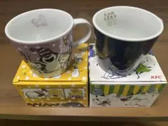 KFC マグカップ 2個セット　ムーミン、スヌーピー