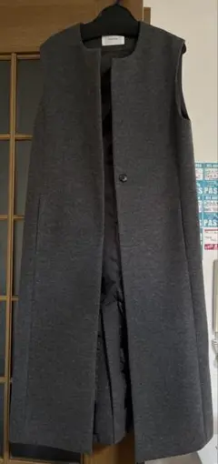 期間限定販売【エルーラ】ウールライク　ロングジレ