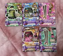 アイカツカード ヒメミリタリー ミヤミリタリー 5枚セット