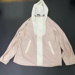 ピンク マウンテンパーカー フード付き