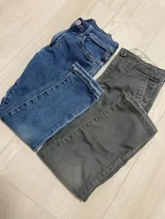 120 GAP デニムパンツ２枚セット