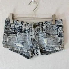 一点限り✨　LOVE JUNKIE 【Ｓ】　デニム　ショートパンツ　レディース