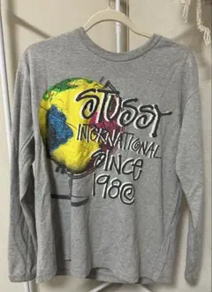 Stussy 長袖カットソー グレー 1980
