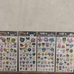 4サイズステッカー　プチプチおみせっちしり〜ず　たまごっちパラダイス　4枚セット