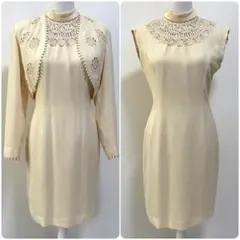 ヴィンテージ ボレロ&ワンピース 高級セットアップ バブリースーツ 日本製