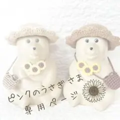 ピンクのうさぎ様専用ページ＊しろくまさんの夏アイテム