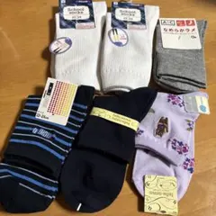 靴下まとめ売り　6足　レディース