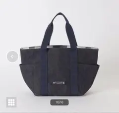 ブルーレーベル　リバーシブル　ミニトートバッグ