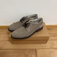 hawkins 革靴 スエードシューズ ホーキンス グレー プレーントゥ