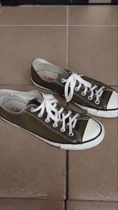 Converse オリーブ色 スニーカー 25.5cm ジャンク