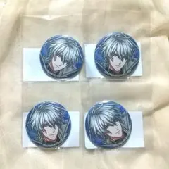 夢100 シン 缶バッジ 4点セット ちゃれくじ 迎春・仁義通す焔の誓い くじ