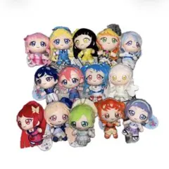 ひみつのアイプリ ～アイプリバースコーデ～ ぬいぐるみ マスコット 14点セット