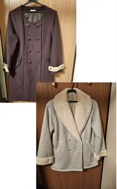 axes ロングコート＆ショートコート 2着セットのサムネイル