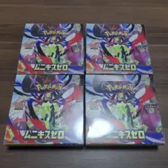 シュリンク付きポケモンカードゲーム ムニキスゼロ ボックス 4BOXセット