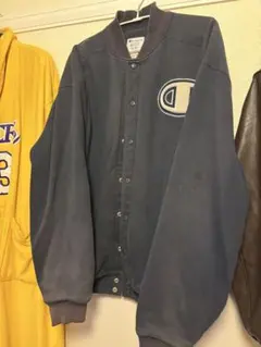 Champion スウェットスタジャン 2XL ネイビー