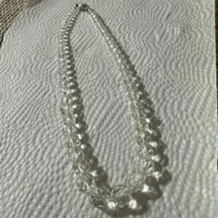 クリスタル風　ネックレス