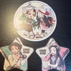 鬼滅の刃 竈門兄妹 コースター 星型カード