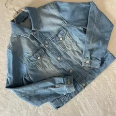 INGNI イング　デニムジャケット　Gジャン　ブルー　アウター　M