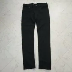 GU ウルトラストレッチスキニーパンツ ブラック デニム M