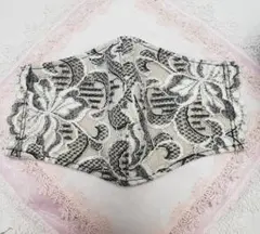 立体インナーマスク  総レース コットンリネン オーガニック 大人用