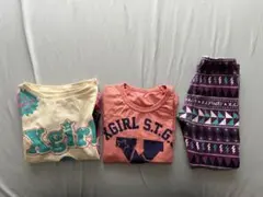 Xgirl 長袖Tシャツ2枚　スパッツ1枚