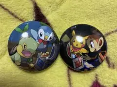 《ポケモン》不思議のダンジョン 時の探検隊 闇の探検隊 缶バッジ