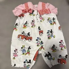 ミッキー&ミニーロンパース　70