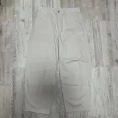 ユニクロ　ワイドパンツ ベージュ　M