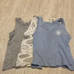 ベビー肌着 80 メッシュ　タンクトップ 3枚セット