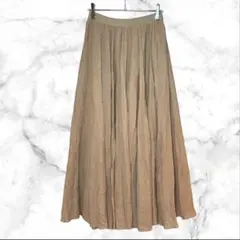 ✨美品✨ ロペピクニック 38 フレアスカート ロング ウエストゴム ベージュ