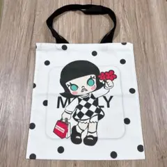 MOLLY ドット柄トートバッグ A4サイズ対応