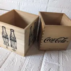 コカ・コーラ　木箱　折りたたみ　2個