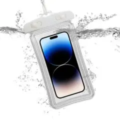 スマホ 防水ケース 7.0インチ対応 お風呂 プール 水中 温泉 ストラップ付き