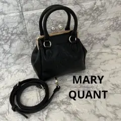 MARY QUANT マリークァントがま口 2way ショルダーバッグ ブラックのサムネイル