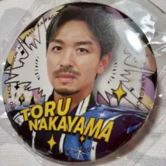 川口オートレース　選手会オリジナル缶バッジガチャ　中山透