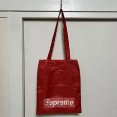 Supreme 赤 エコバッグ
