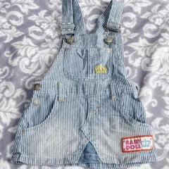 BABY DOLL ストライプオーバーオール 100cm 子供　韓国　洋服