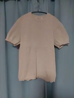 ESTNATION アイボリー メッシュニットTシャツのサムネイル