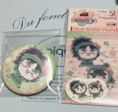 七松小平太　中在家長次　忍たま　忍たま乱太郎　もちぴこ　くじ　缶バッジ