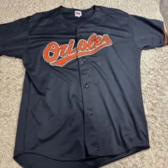 Baltimore Orioles ベースボールシャツ ブラック