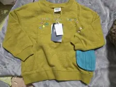 BREEZE×POP FIREトレーナー 90 マスタード