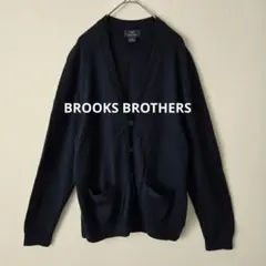 【ブルックスブラザーズ】カーディガン メリノウール Mサイズ ネイビー