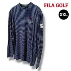 【スマート見え】FILAGOLFフィラゴルフモックネックシャツ3Lメンズゴルフ