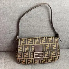 FENDI フェンディ　マンマバケット　ズッカ柄　トートバッグ　ショルダーバック