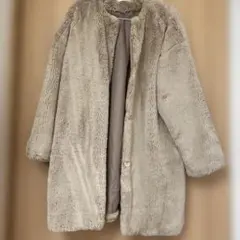 Emsexcite ベージュファーコート