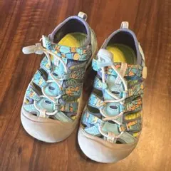 keen 18.5cm シーキャンプ　限定カラ　水色　サンダル