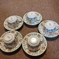 Minton Haddon Hall カップ・ソーサー 5個セット
