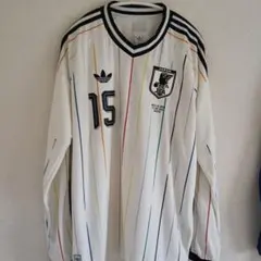1996-1997 サッカー日本代表 ファイヤー 炎 長袖 ユニフォーム ヒデ