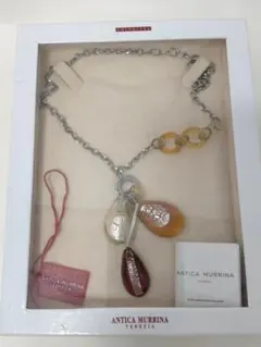 Antica Murrina ベネチアンガラス ネックレス イヤリング セット 