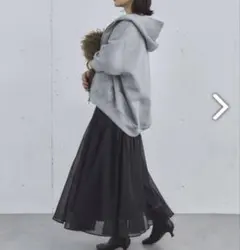 DOUX ARCHIVES W ZIP ボンディングBIGパーカー